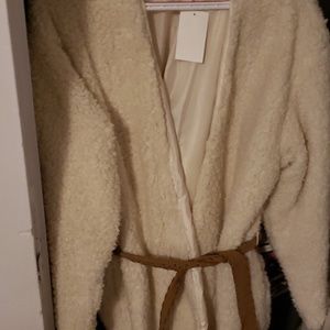 H&M furry jacket